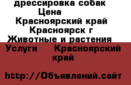 дрессировка собак › Цена ­ 500 - Красноярский край, Красноярск г. Животные и растения » Услуги   . Красноярский край